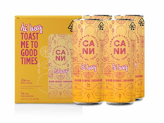 [CANN]  THC DRINK 4 PACK - 5MG - BLOOD ORANGE CARDAMOM HI BOY (H)