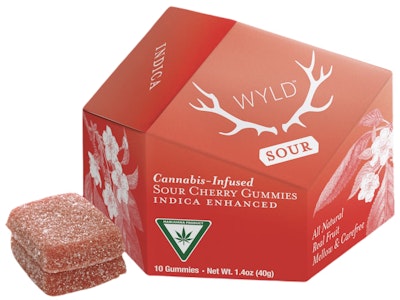WYLD - [WYLD] THC GUMMY - 100MG - SOUR CHERRY (I)