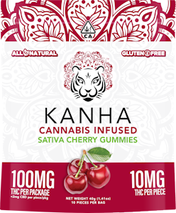 KANHA - [KANHA] THC GUMMIES - 100MG - CHERRY (S)