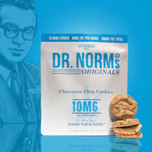 DR NORM'S - [Dr. Norm's] Cookies 10 Pack - 100mg - Chocolate Chip (H)