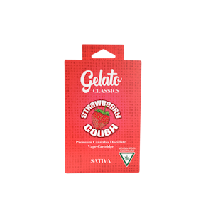 GELATO - STRAWBERRY COUGH | SATIVA | 1G VAPE CART ADULT-USE