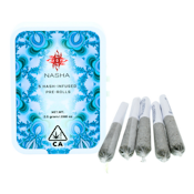 [NASHA] INFUSED PREROLL 5 PACK - 2.5G - PAPAYA BOMB X PAPAYA BOMB (S/I)