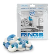 BLUE RASPBERRY RINGS 100 MG