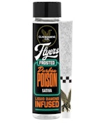 [CLAYBOURNE] FROSTED FLYERS 2 PACK PREROLLS - 1G - DURBAN POISON (S)