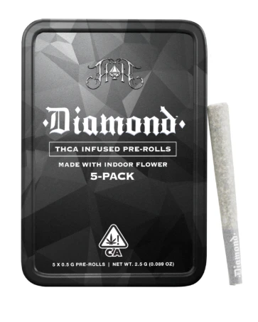Heavy Hitters - [Heavy Hitters] Infused Pre-roll 5 Pack - 2.5g - CAM: Bubba's Girl (I) Main Image