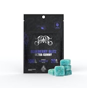 [HEAVY HITTERS] THC GUMMIES - 100MG - BLUEBERRY BLITZ (S)