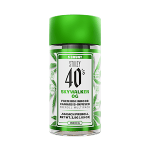 STIIIZY - [STIIIZY] Infused Preroll 5 Pack - 2.5g - Skywalker OG (I)