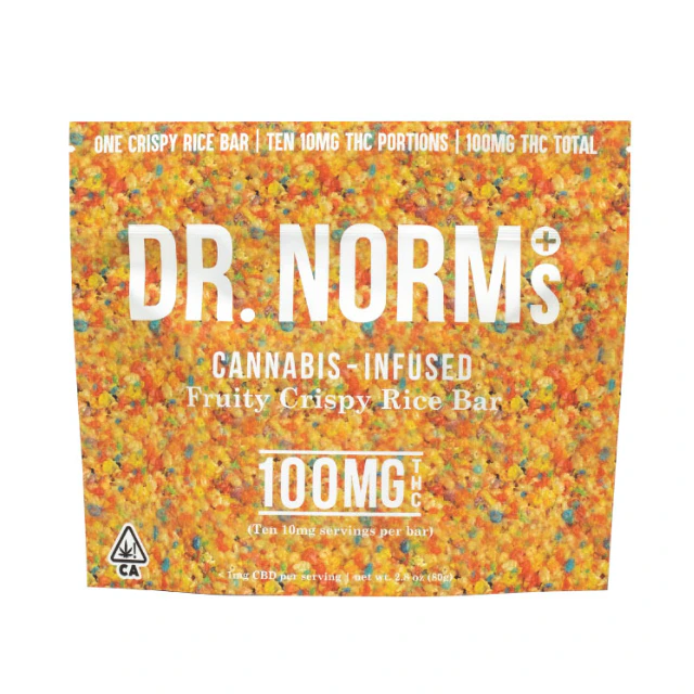 Dr. Norm's - [Dr. Norm's] Crispy Rice Bar - 100mg - Fruity (H) Main Image