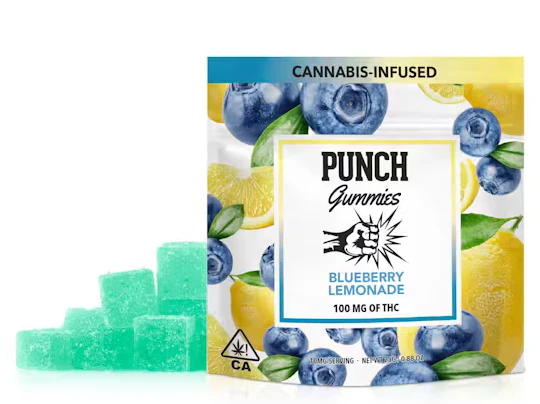 Punch - [Punch] Gummies - 100mg - Blueberry Lemonade (H) Main Image