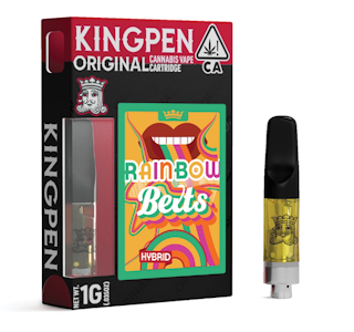 KINGPEN - [KINGPEN] CARTRIDGE - 1G - RAINBOW BELTS (H)