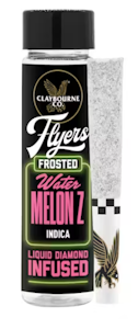 CLAYBOURNE - [CLAYBOURNE] Frosted Flyers Preroll 2 Pack - 1g - Watermelon Z (I)