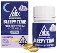 [ABX] SLEEPY TIME THC:CBN SOFT GELS - 50:25MG  - 10 COUNT (I)
