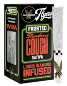 [CLAYBOURNE] FROSTED FLYERS 5 PACK PREROLLS - 2.5G - STRAWBERRY COUGH (S)