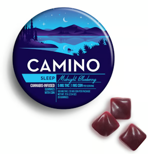 CAMINO - [CAMINO] CBN GUMMIES - 100MG - MIDNIGHT BLUEBERRY 5:1