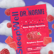 [DR. NORM’S] THC:CBN GUMMY - 100:50MG - RASPBERRY DREAM (I)