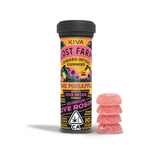 LOST FARM - [Lost Farm] Live Rosin Gummies - 100mg - Pink Pineapple x Sour Dream (S)