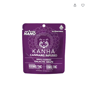 KANHA - [Kanha] Nano Gummies - 100 mg - Galactic Grape (I)