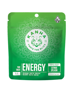 KANHA - [KANHA] THCV:THC GUMMIES - 1:1 - ENERGY CITRUS SPLASH (S)