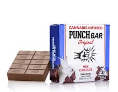 PUNCH - [PUNCH] THC CHOCOLATE - 100MG - MILK CHOCOLATE (H)