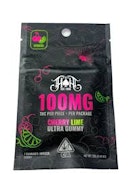 [HEAVY HITTERS] GUMMIES - 100MG - CHERRY LIME (H)