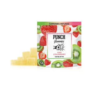 Punch - [Punch] Gummies - 100mg - Kiwi Strawberry (H)