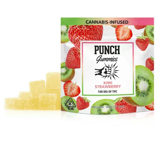 Punch - [Punch] Gummies - 100mg - Kiwi Strawberry (H) Main Image