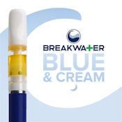 [REC] Breakwater | Blue & Cream | 0.5g Live Hash Rosin Cartridge