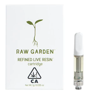 RAW GARDEN - Skynana 1g Refined Live Resin Cart - Raw Garden