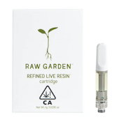 RAW GARDEN: God's Breath 1g Live Resin Vape Cart (H)