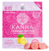 Kanha Gummies Pink Lemonade 1:1 CBD $22