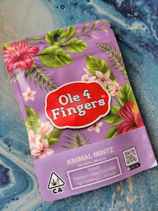 Ole' 4 Fingers - Animal Mints 1g Cart - Ole' 4 Fingers