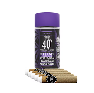STIIIZY - Purple Punch (I) | 5pc Mini Blunts | Stiiizy 40's