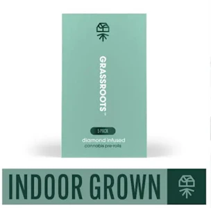 GRASSROOTS (NM) - Purple Urkle - Diamond Infused Pre-Rolls 5pk [2g]