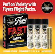 Claybourne - Flyers Variety - Fast Lane - Infused Preroll Pack - 6pk - 3g