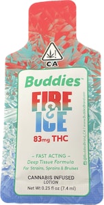 Buddies - Fire & Ice THC ONLY | Single Use Topical | Buddies