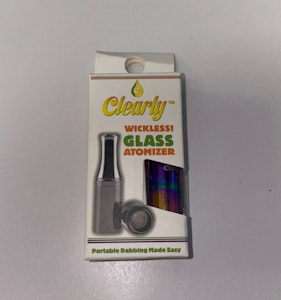 Clearly Vape - Quartz  Glass Atomizer (Rainbow) - Clearly