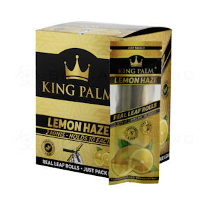 King Palm - Lemon Haze | 2pc Mini Cone Pack | (KPT105) King Palm