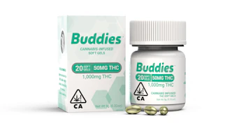 Buddies - 50mg THC Softgels - 20ct
