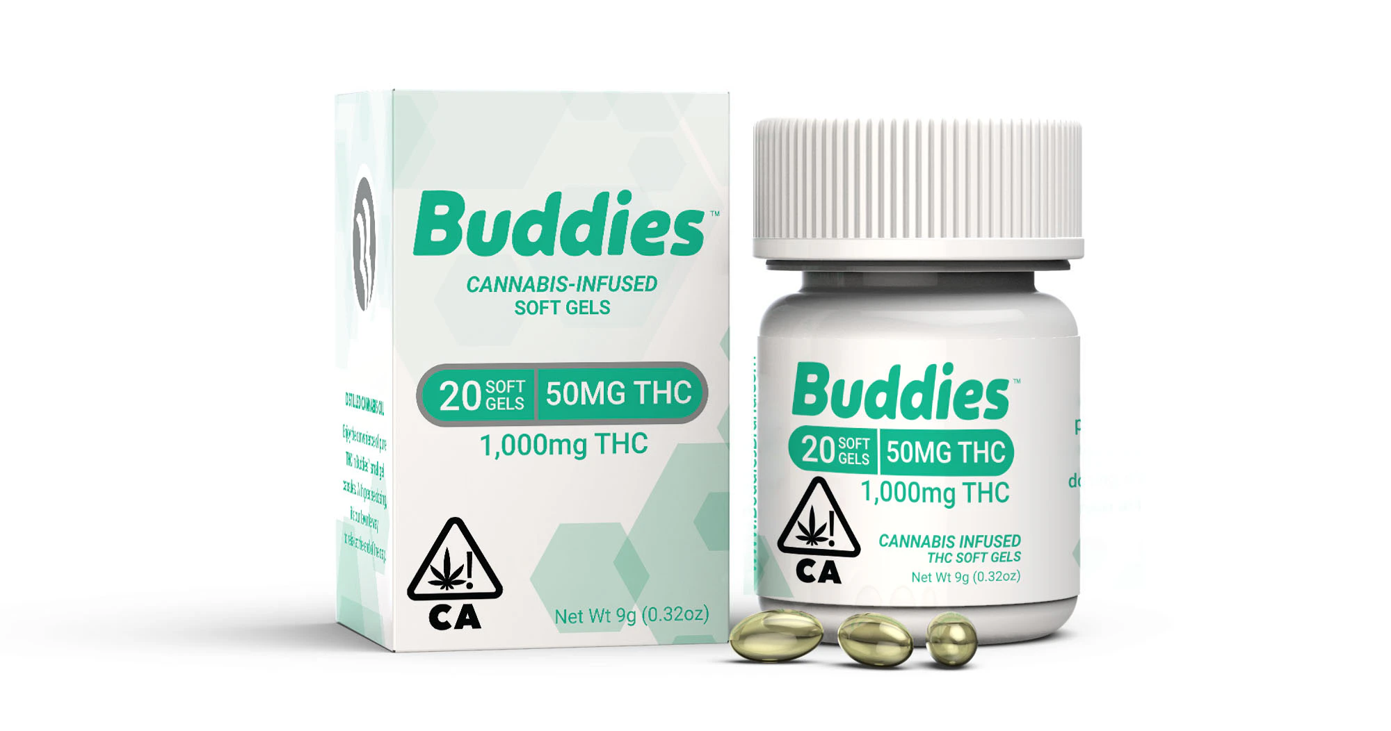 Buddies Brand - Buddies - 50mg THC Softgels - 20ct Main Image