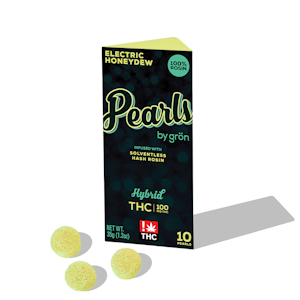 GRON - Electric Honeydew Pearls - 100mg Rosin Gummies
