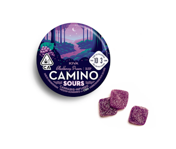 Camino Gummies - Sours Blackberry Dream: 10:3 THC CBN Gummies
