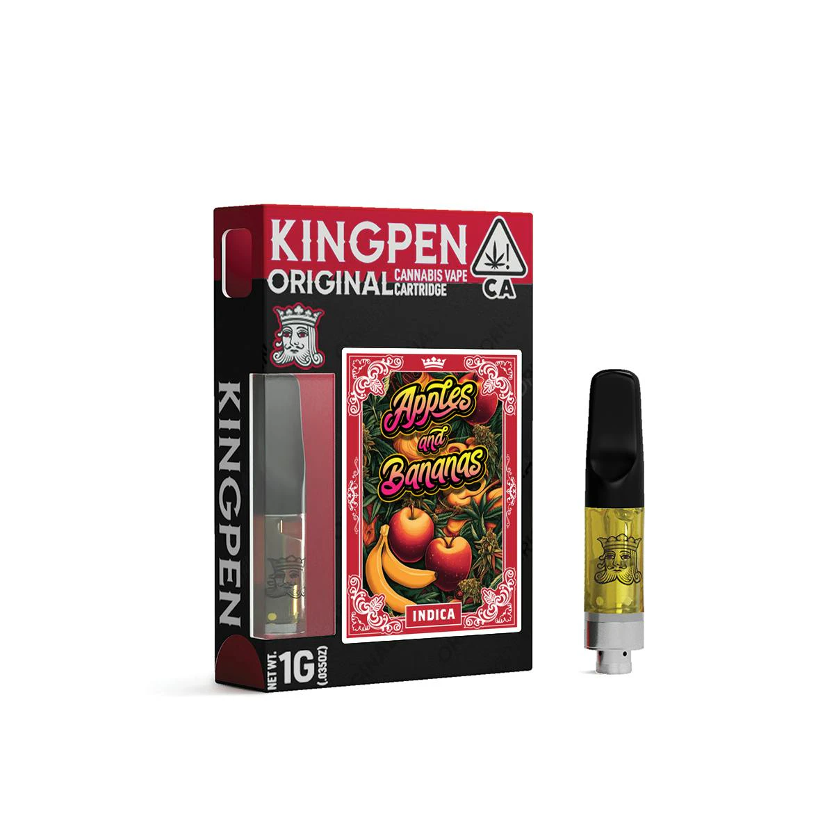 KINGPEN - 1g Apples & Bananas / Vape Cartridge / KINGPEN Main Image