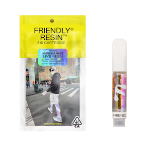 Friendly Brand - 1g Amnesia Haze Live Resin (510 Thread) - Friendly