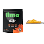 1g Big Smooth Live Resin Shatter - Lime