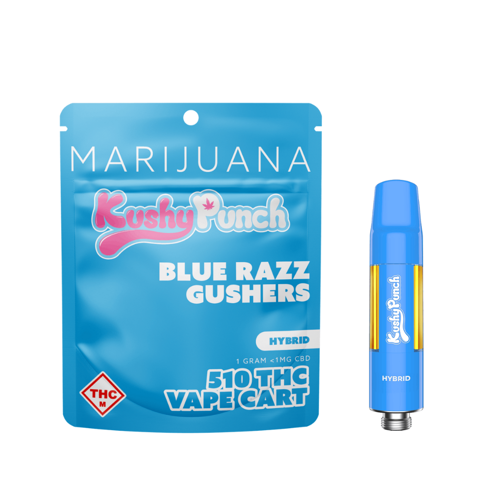 1g Blue Razz Gushers (510 Thread) - Kushy Punch picture