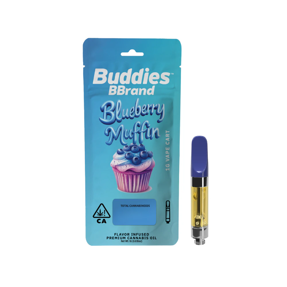 Buddies Brand - 1g Blueberry Muffin (510 Thread) - Buddies Main Image