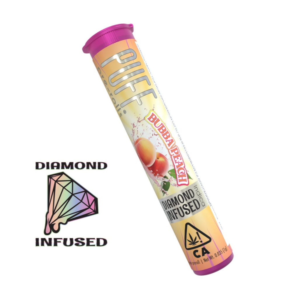 1g Bubba Peach Diamond Infused Pre-Roll - Puff picture