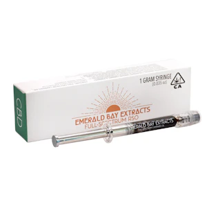 Emerald Bay Extracts - 1g 1:1 CBD:THC Gush Mintz RSO Syringe - Emerald Bay Extracts