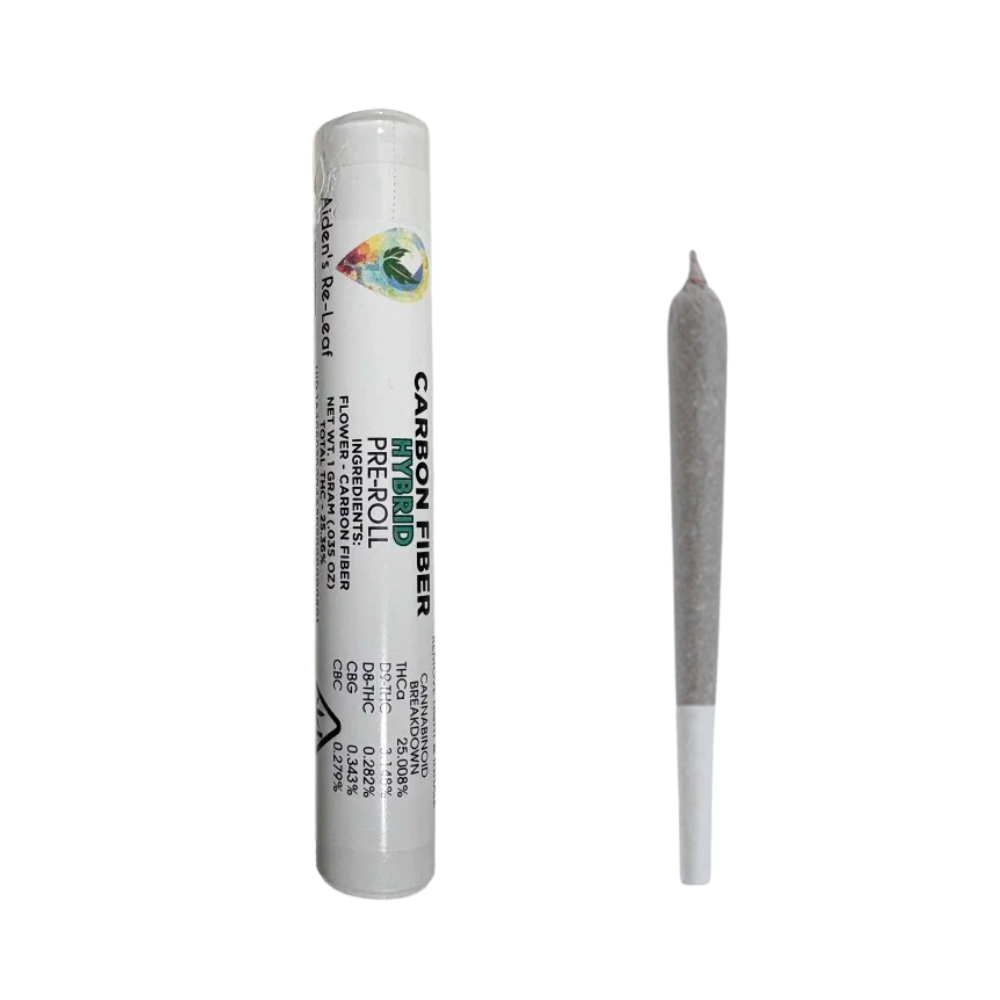 1g Carbon Fiber Pre-Roll - Aiden's Releaf picture