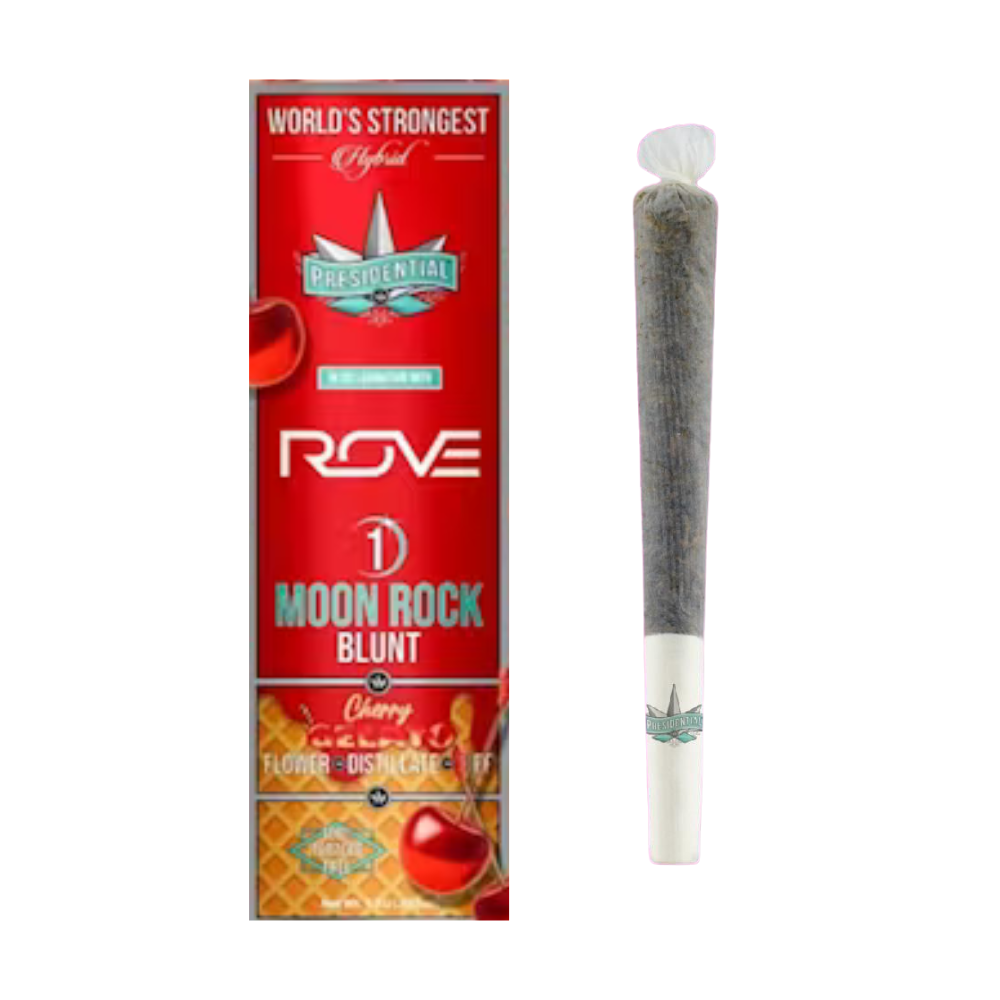 1g Cherry Gelato Infused Moonrock Pre-Roll - Presidential picture